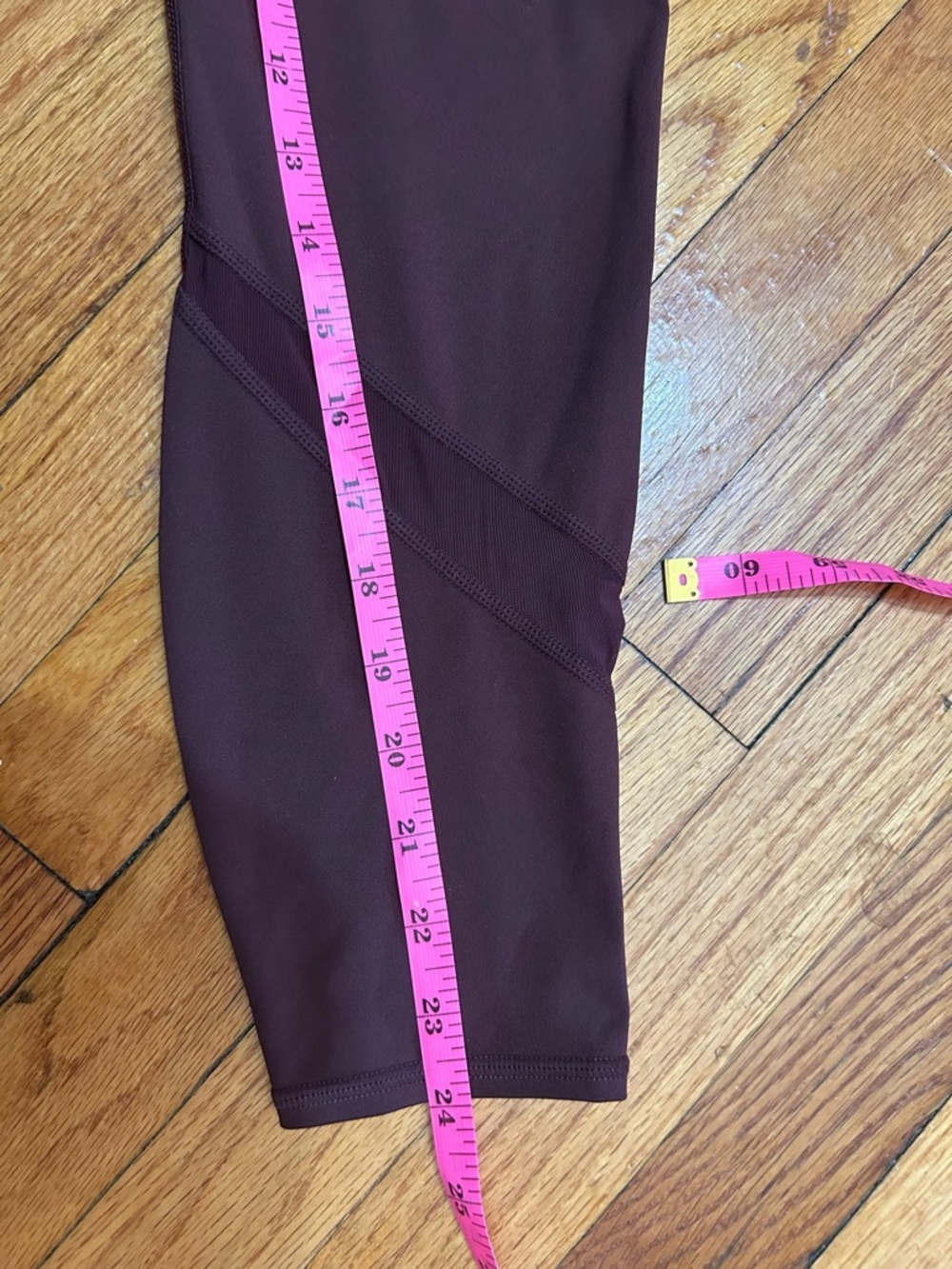 Athleta Leggings Tenacity 7/8 Powerlift Burgundy/Red Torch Size Small - Picture 4 of 9
